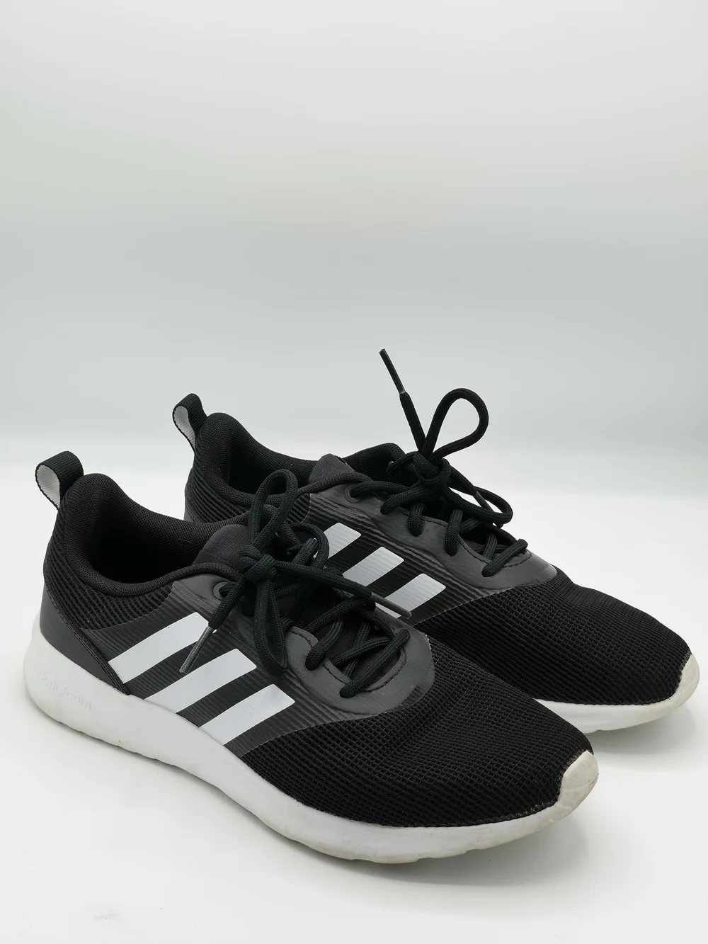 Adidas Lite Racer Black/White Athletic Shoes